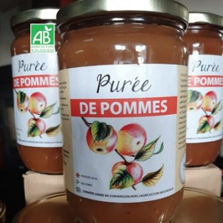 Puree de pommes bio