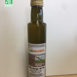 Huile vierge de lin bio