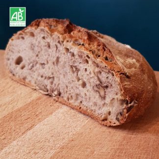 Demi pain au Noix bio