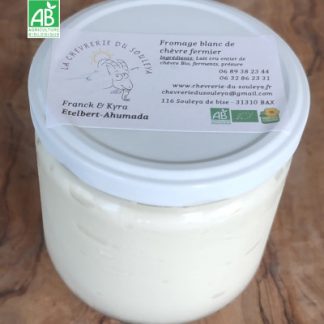 Fromage blanc de chèvre bio