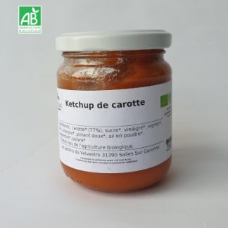Ketchup carotte bio