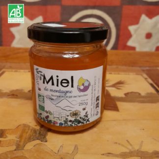 Miel Montagne bio 250 g luc
